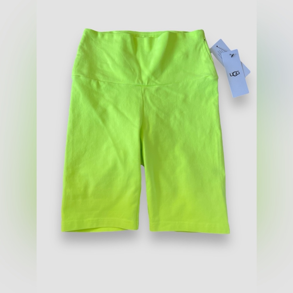 UGG Neon Yellow Bike Shorts